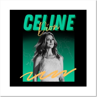 Celine dion***original retro Posters and Art